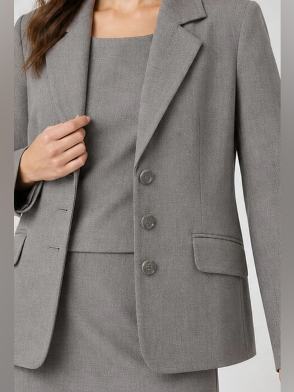 Tailored Blazer & Skirt Set